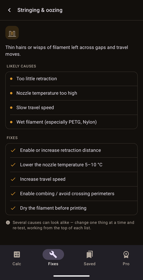 3D Printing Toolkit — print defect detail
